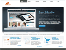 Tablet Screenshot of myriadinteractive.com